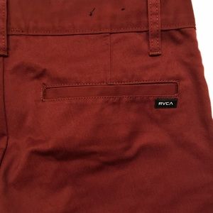 Men’s RVCA Burnt Orange/Rust Straight Leg Jeans